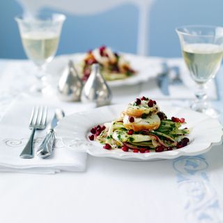 Fennel and Lobster Salad with Pomegranate