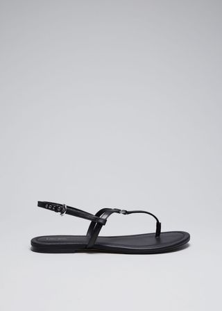 T-Bar Leather Sandals