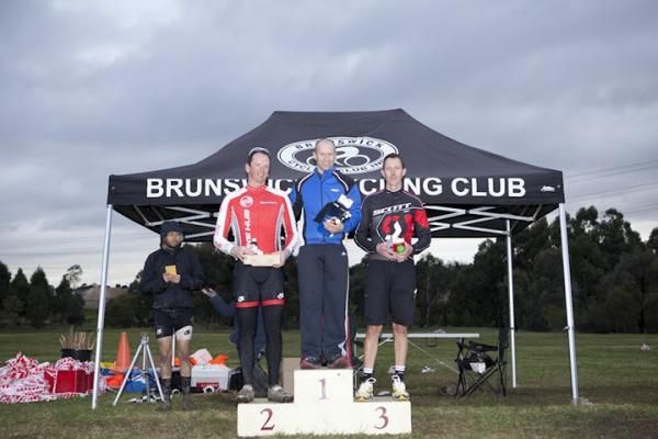 Men's B grade podium