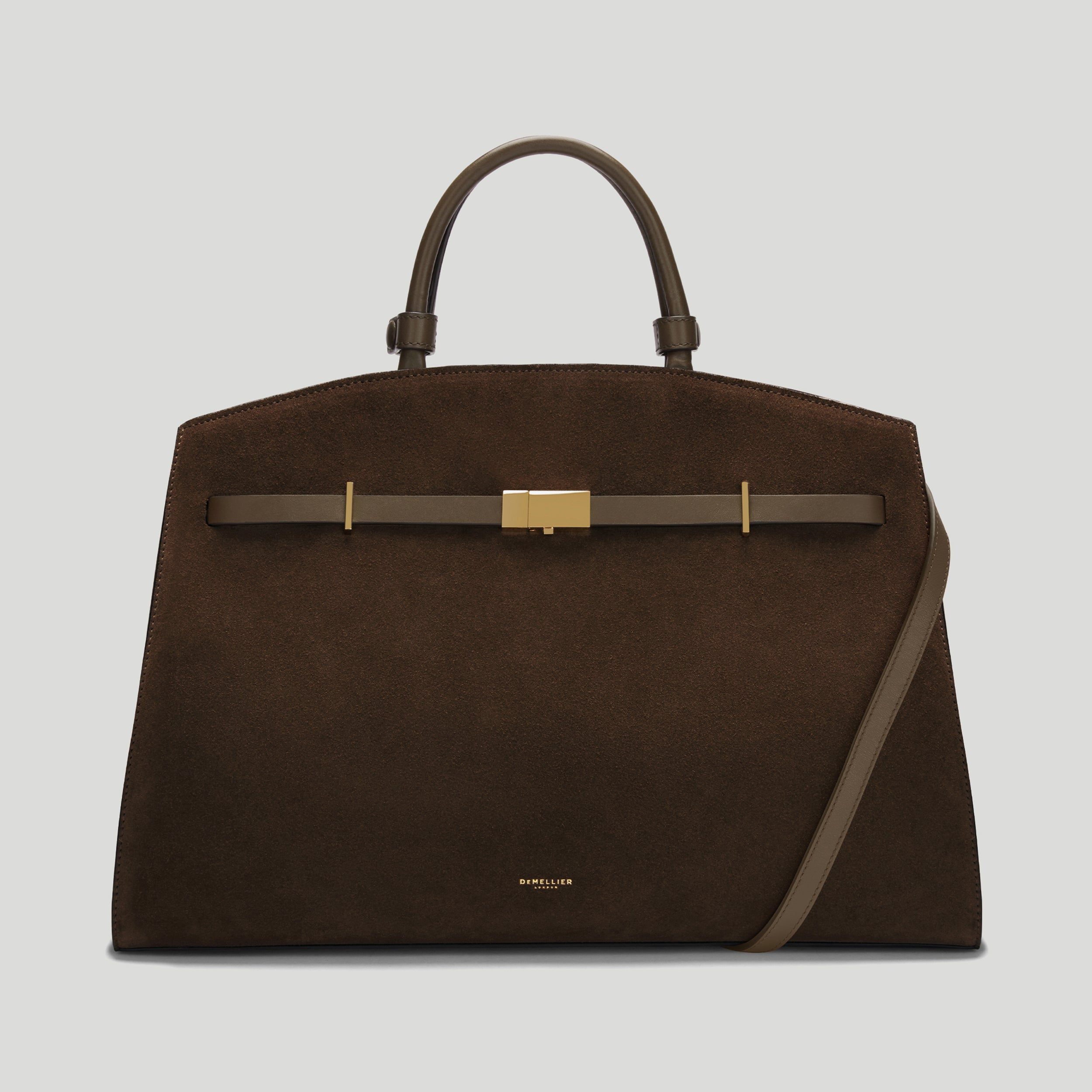 The Hudson | Mocha Suede &amp;amp; Mocha Smooth | Demellier