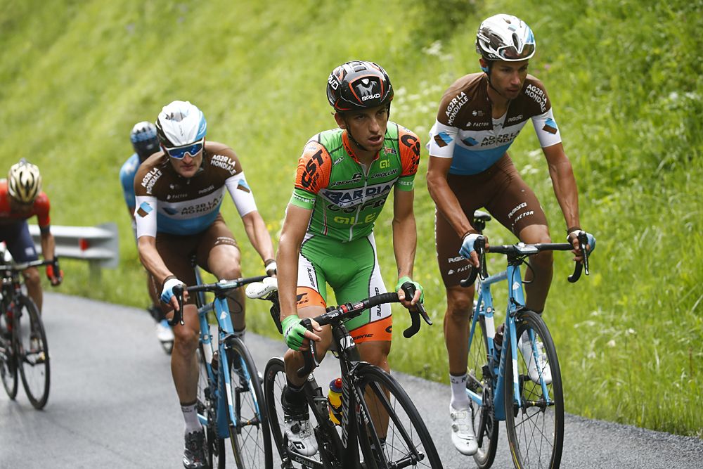 The breakaway during stage 15 at the Giro d'Italia