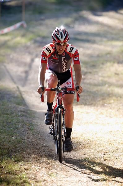 Andy Jacques-Maynes (Bissell Pro Cycling) on his way to a fourth place finish.