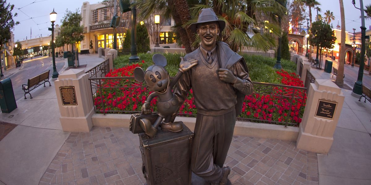 Storytellers statue at Disney California Adventure