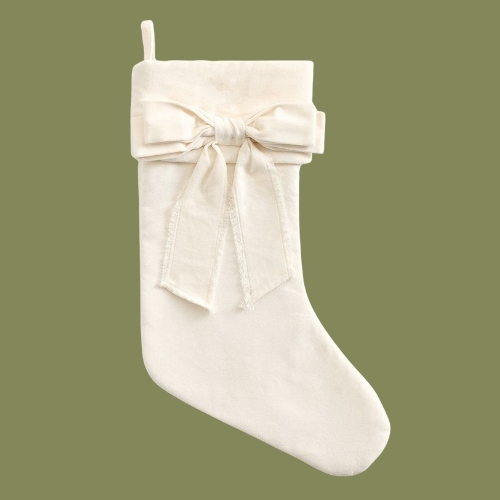 Pottery Barn UK, Classic Velvet Bow Stocking