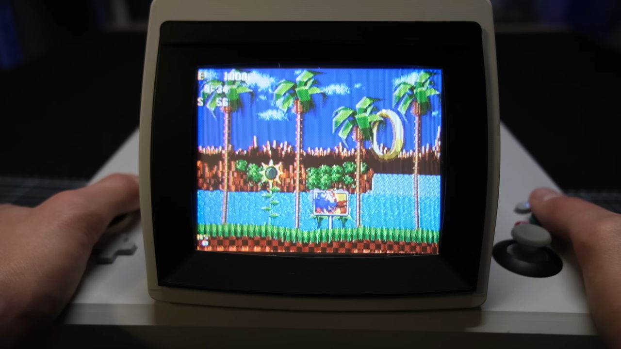 A creator-made Nintendo Switch 2 dock with an integrated CRT display