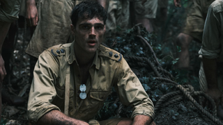 Dorrigo Evans (played by Jacob Elordi) contemplates his fate in "The Narrow Road to the Deep North"