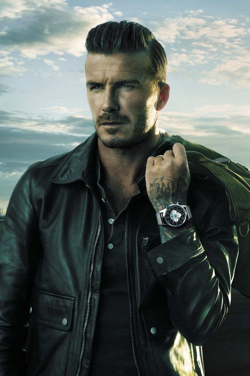 David Beckham smoulders as the new face of Breitling Watches | Marie ...