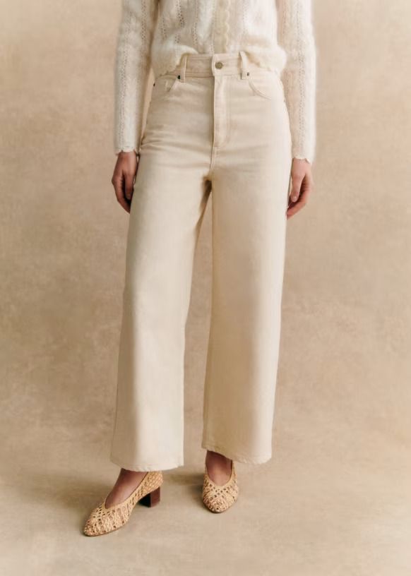 beige trousers