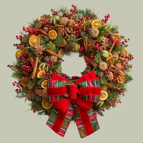 Neill Strain Floral Couture, &#039;christmas Eve&#039; Wreath - Belgravia Exclusive