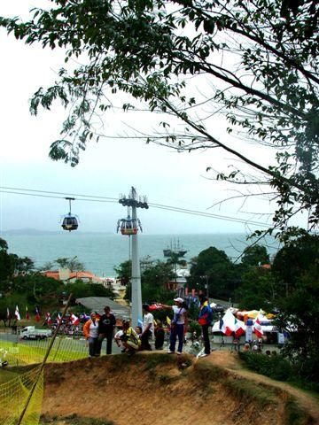 The downhill track