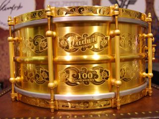 Ludwig's 24k gold snare: what credit crunch?