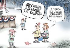 Political cartoon