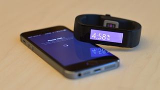 Microsoft Band with iPhone 5S