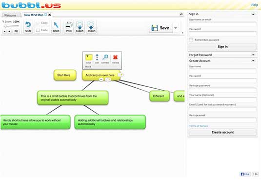 Mind mapping tool 5