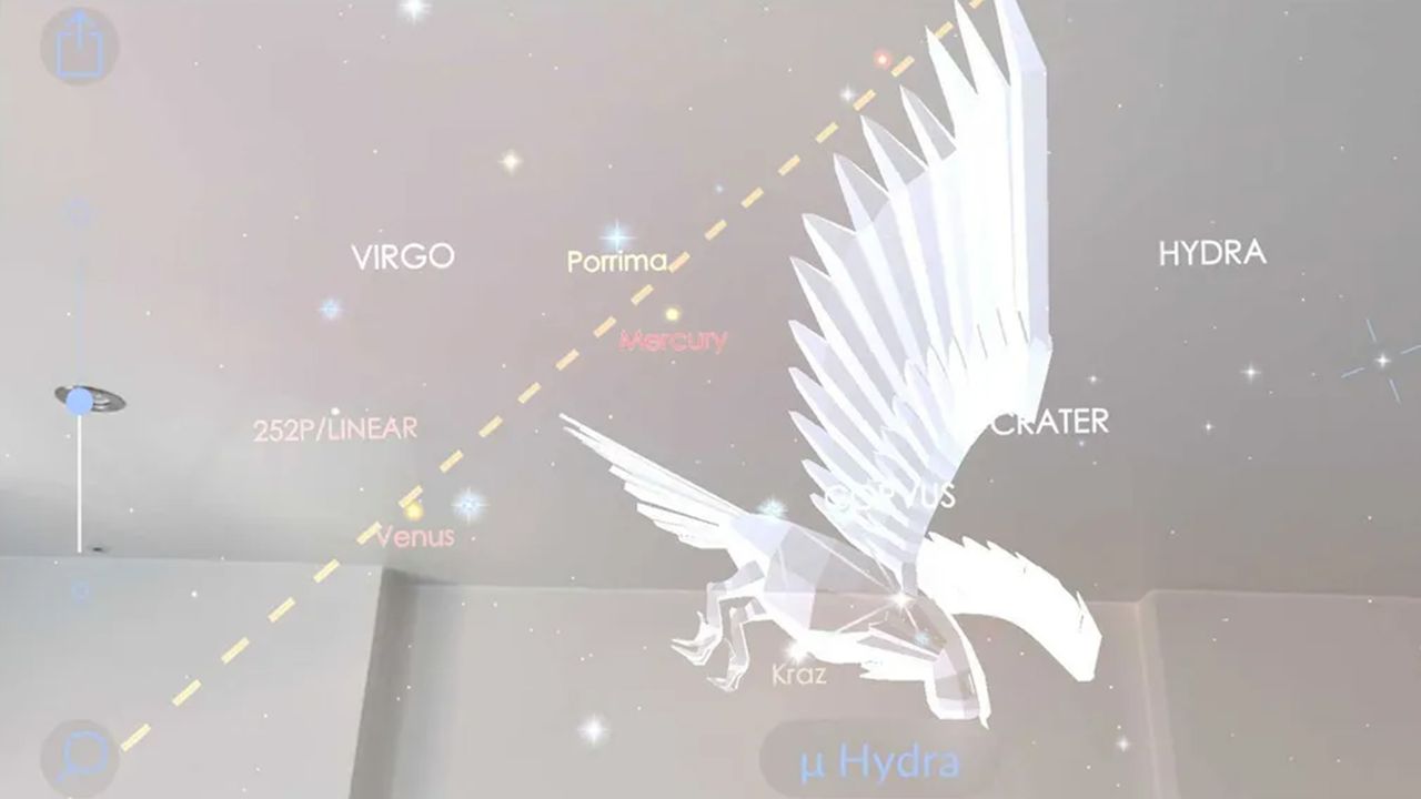 Screenshot of the Star Walk 2 app