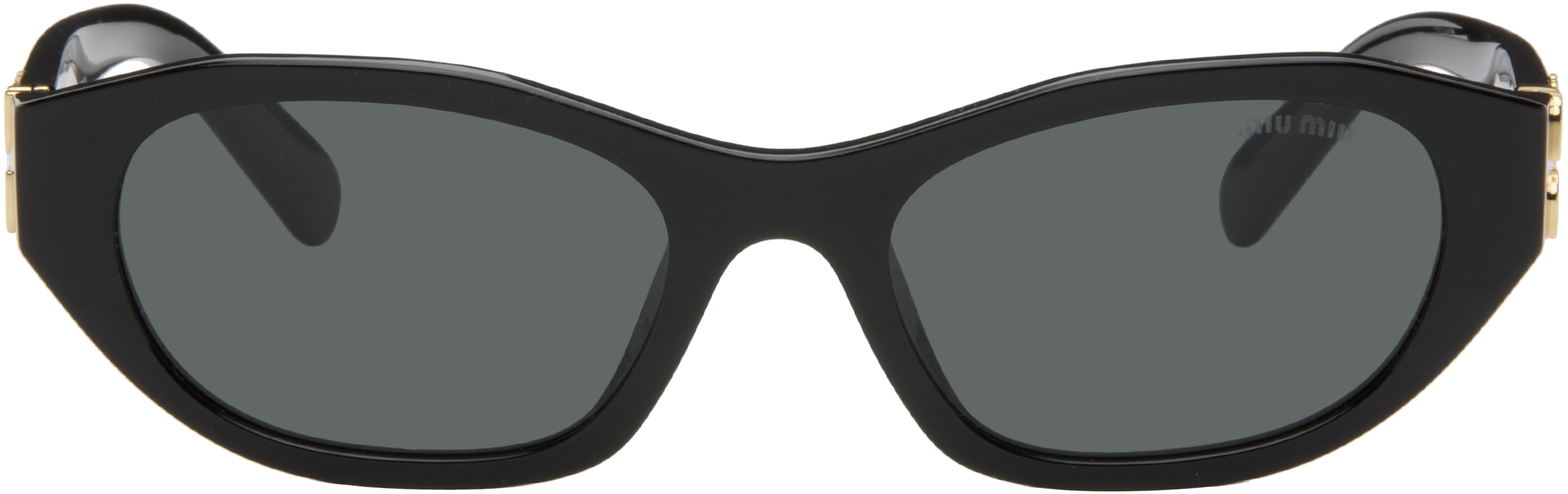 Black Classic Subtle Cateye Sunglasses