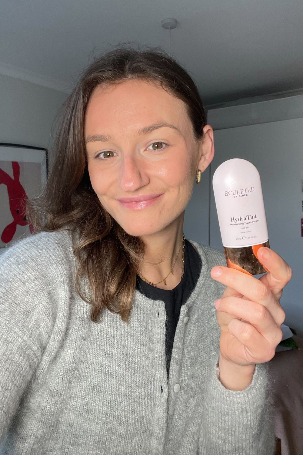 ally wearing Sculpted by Aimee HydraTint Moisturising Tinted Serum
