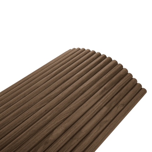 Plaanked, Flexible Ribbed Wall Panel | Walnut