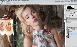 Retouch images with frequency separation: step 4
