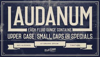 Laudanum font