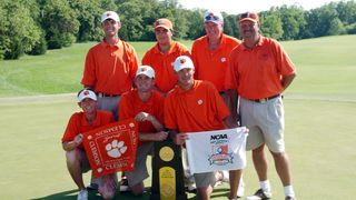 The Clemson team after winning the NCAA Division I Championship title