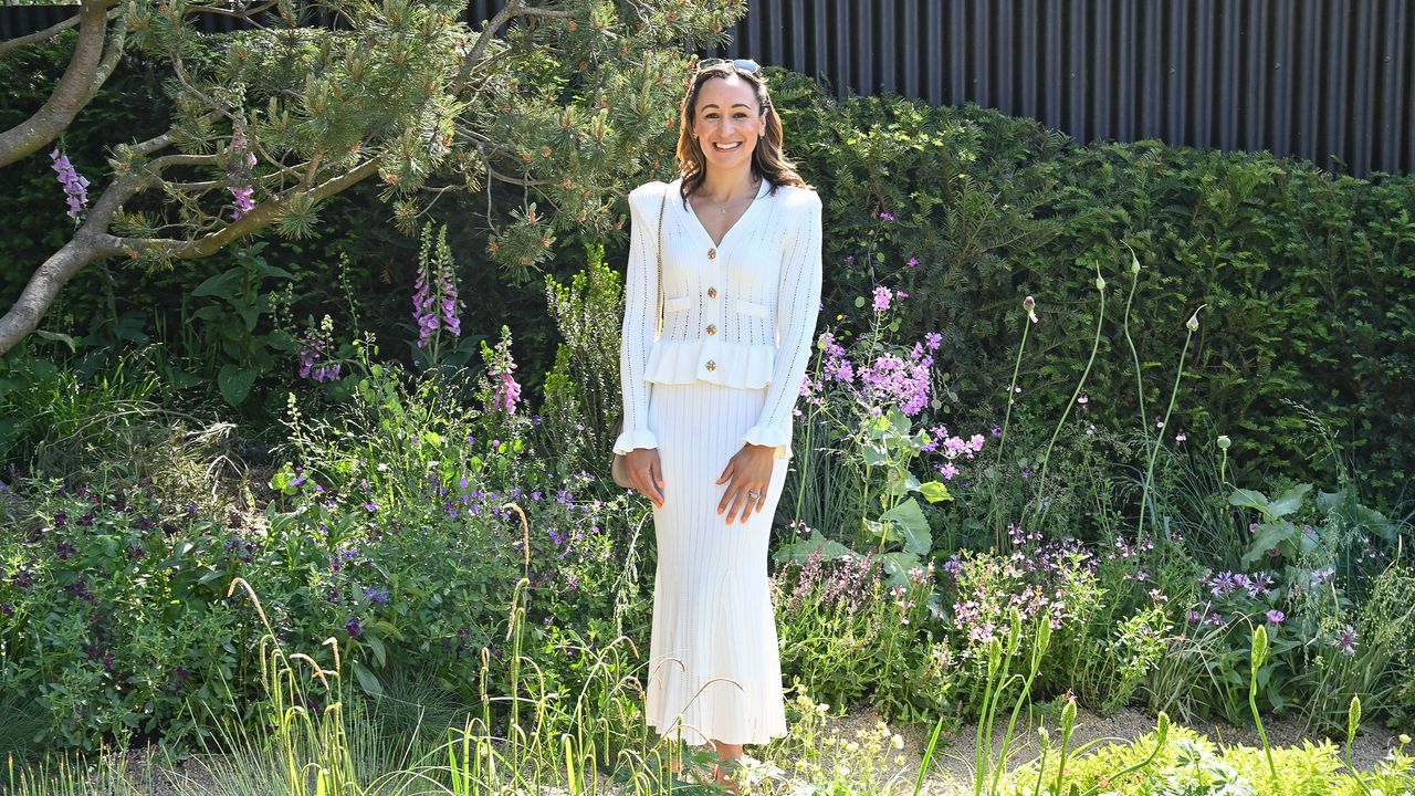 Jessica Ennis-Hill in white outfit