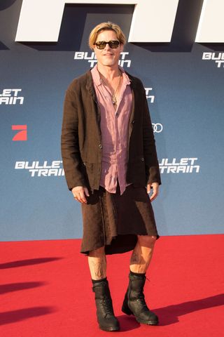 Brad Pitt attends the "Bullet Train" Red Carpet Screening at Zoo Palast on July 19, 2022 in Berlin, Germany.