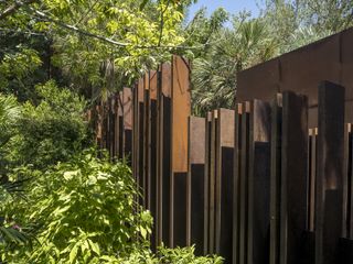 The Coconut Grove Gatehouse by Rene Gonzalez with corrugated steel panelling