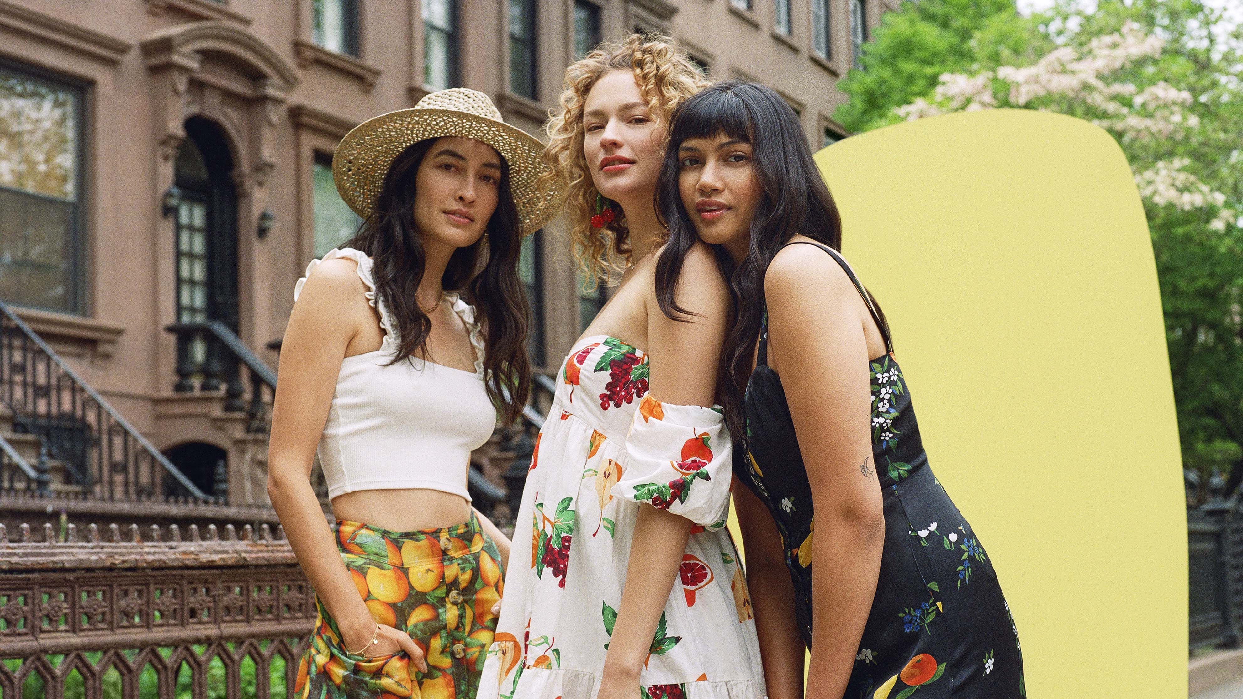 Yellow, People, Clothing, Fashion, Beauty, Friendship, Summer, Dress, Youth, Fun,