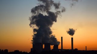 Pollution, Smoke, Sky, Atmosphere, Power station, Heat, Explosion, Industry, Tree, Factory,