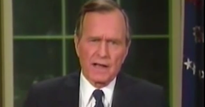 Watch the last 4 presidents announce plans to bomb Iraq