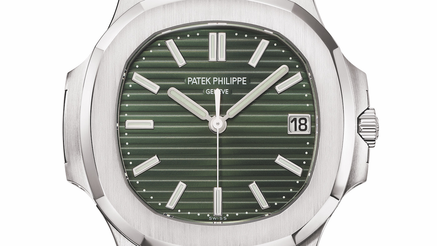 Patek philippe nautilus green best sale