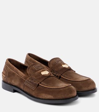 suede loafers