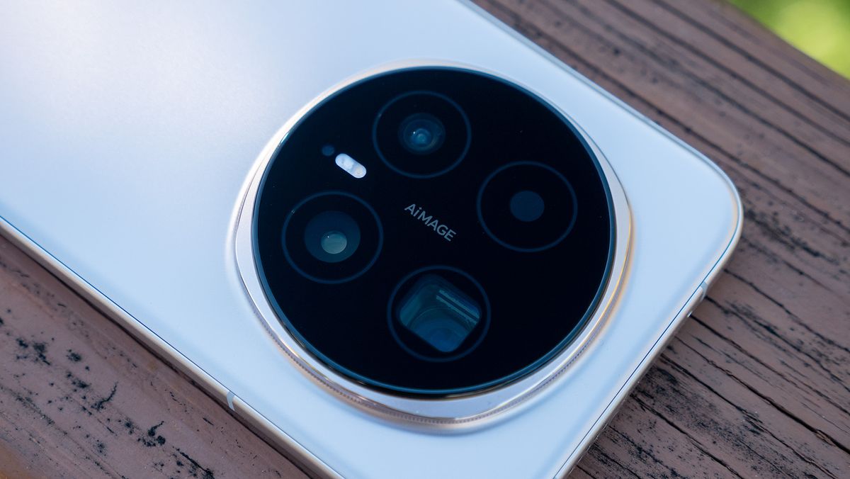 The Honor Magic 8 Pro's camera island and camera sensors