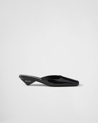 prada, Patent Leather Mule