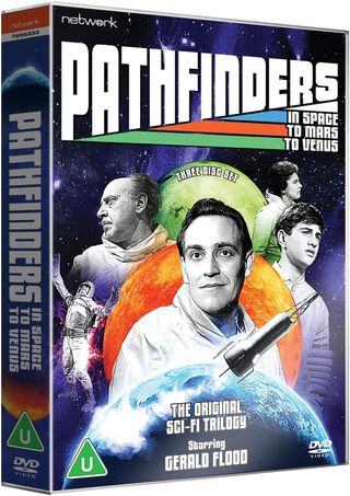 The cover of the Pathfinders Trilogy DVD box set.