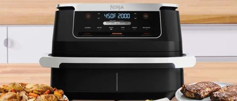 Ninja Foodi DualZone Air Fryer DZ701 on kitchen counter