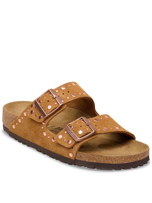 Arizona Rivet Suede Sandals