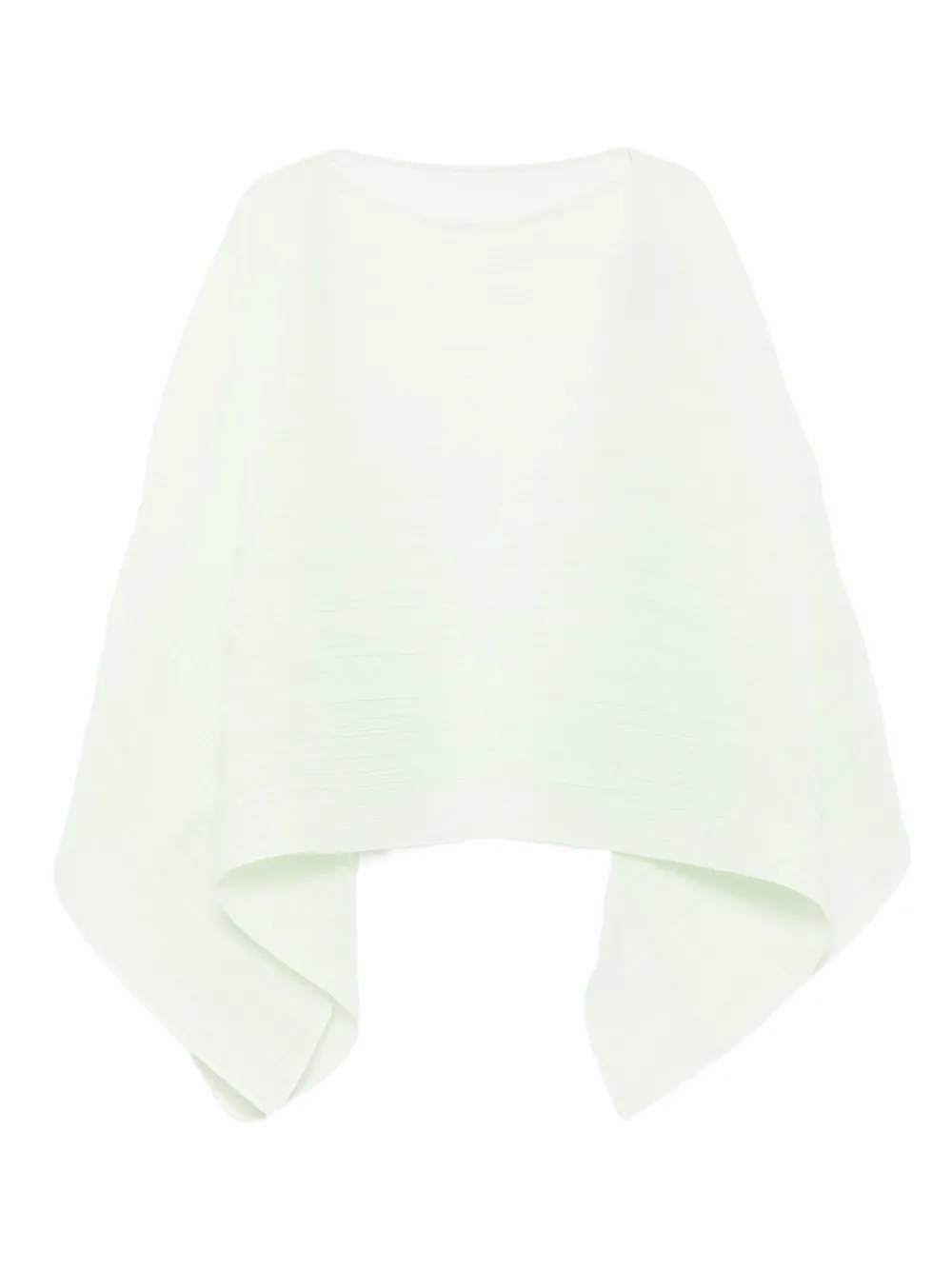 Pleats Please Issey Miyake Madame-T June Pleated Cape Jacket | Os