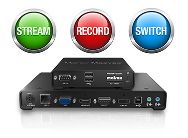 New Software, Firmware for Matrox Maevex Encorders, Decoders