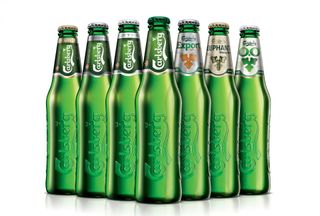 Carlsberg logo and flat design