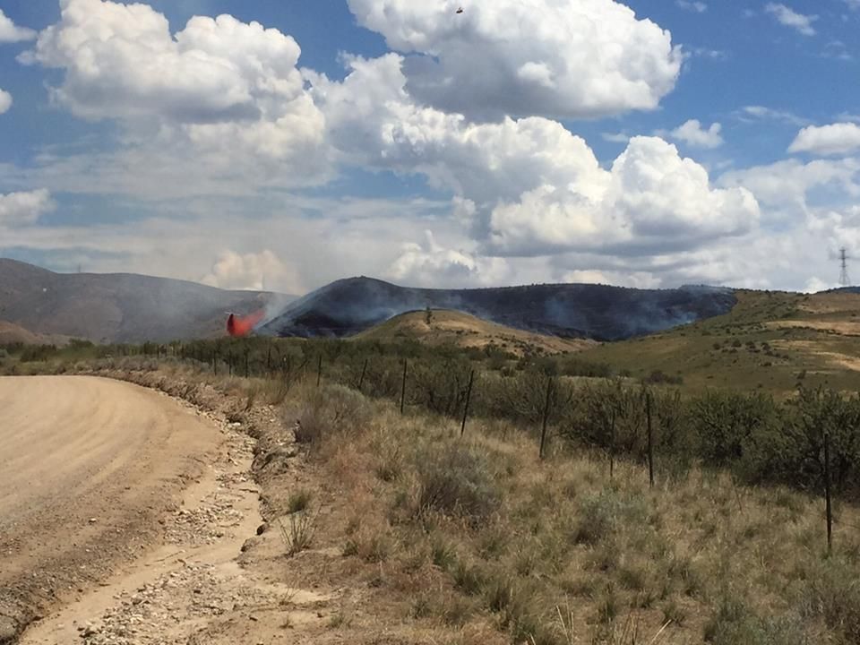 The Hull Fire in Boise, Idaho.