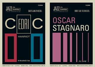 minimal jazz posters