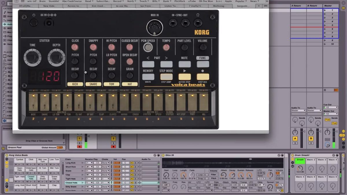 Korg volca beats deals ableton