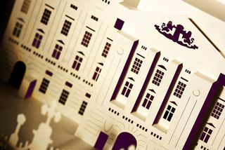 3d london paper cut cards