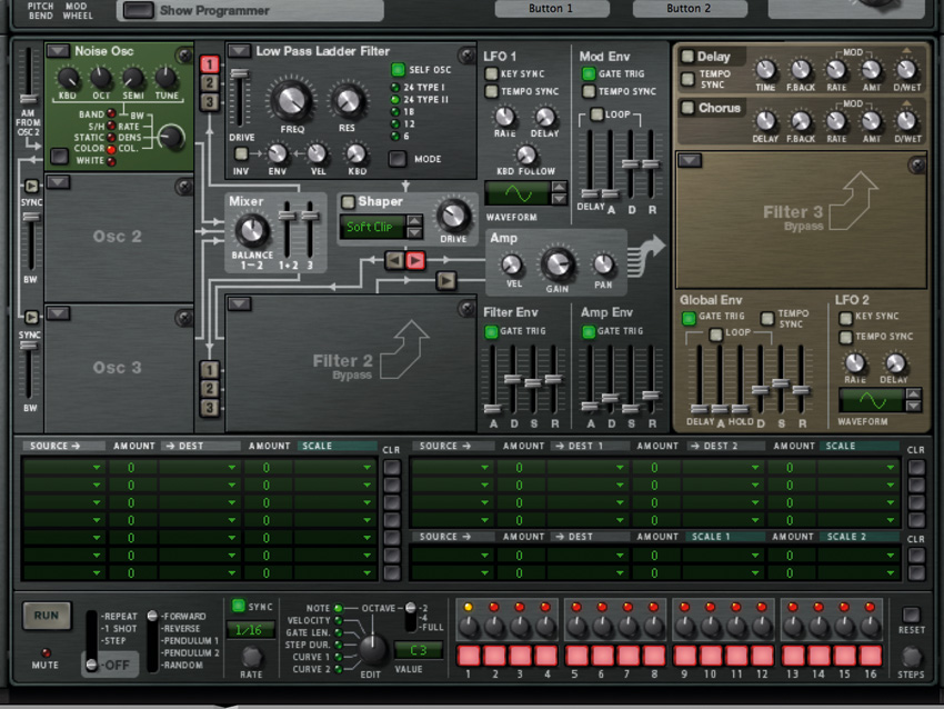 3. Synthesising drums with noise