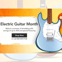 MF's Electric Guitar Month: Up to 60% off