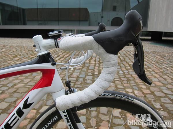 As promised, the new Bontrager RXL IsoZone handlebar provides a noticeable boost in cushioning without adding exterior bulk