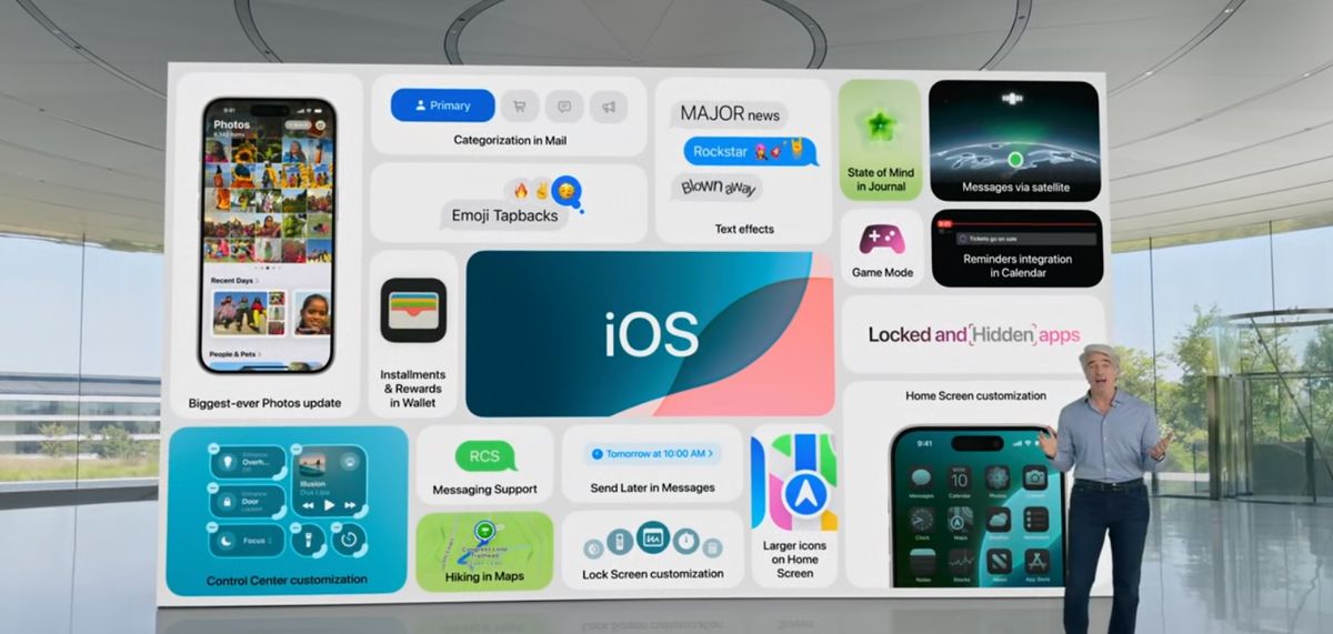  iOS 18 features with Craig Federighi