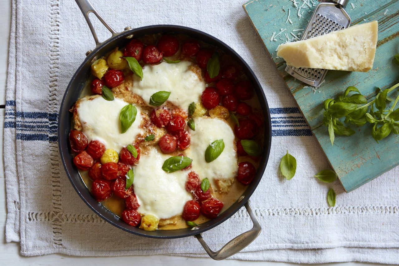 quick crispy mozzarella chicken